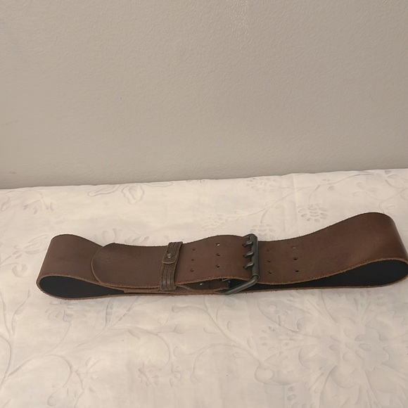 1937 accessories size S genuine leather made in USA Y2K chunky - Picture 5 of 10